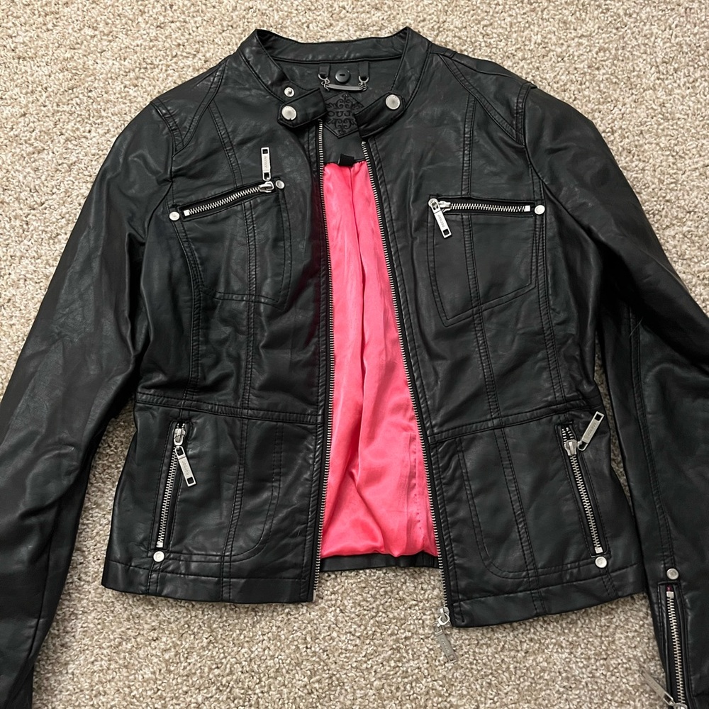 Faux leather jacket from Jou Jou